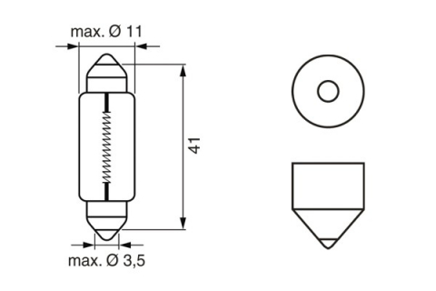 BEC 12V W1.2W 10W ECO SET 10 BUC BOSCH [5]