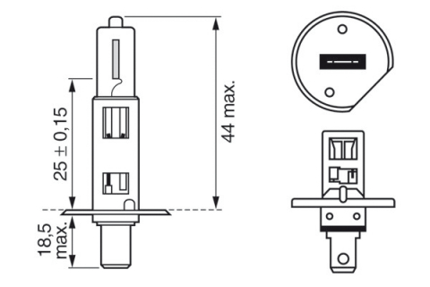 ACCESORII AUTO - BEC 24V H1 70W ECO TRUCK BOSCH