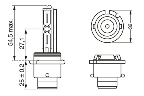 BECURI AUTO - BEC D2S 85V 35W XENON BOSCH