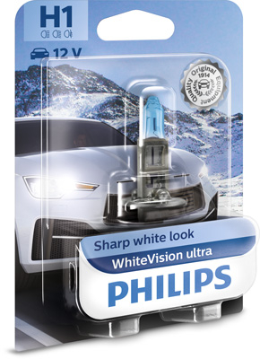 BEC FAR H1 55W 12V WHITE VISION ULTRA (blister) PHILIPS [1]