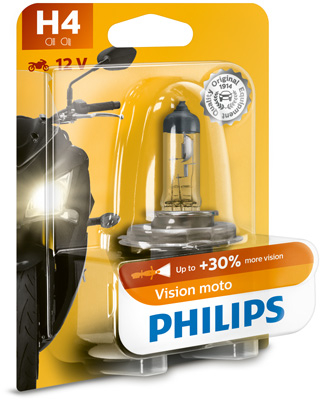 BECURI AUTO - BEC MOTO H4 VISION 12V 60/55W (blister) PHILIPS