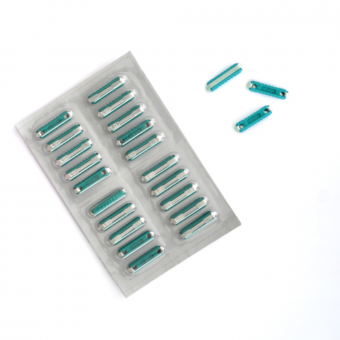 BLISTER SIGURANTE FUZIBILE CILINDRICE 10A VERZI SET 20 BUC [3]