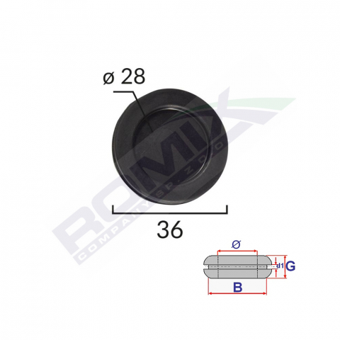 CAPAC CAUCIUC INCHIS UNIVERSAL DIAMETRU 28MM SET 5 BUC [1]