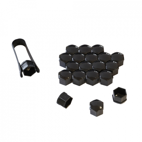CAPAC PREZOANE 17 MM NEGRU SET 20 BUC+CLESTE [1]