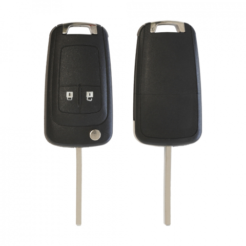 ACCESORII INTERIOR - CARCASA CHEIE CONTACT PENTRU CHEVROLET CRUZE/EQUINOX 2 BUTOANE, CU CHEIE