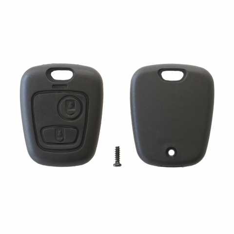 ACCESORII AUTO - CARCASA CHEIE CONTACT PENTRU CITROEN BERLINGO / C1 / C2 / C3 / C5 / SAXO / XSARA PICASSO, 2 BUTOANE, FARA CHEIE