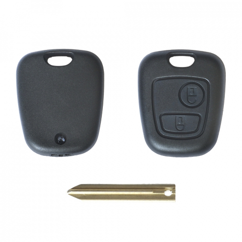 CARCASA CHEIE CONTACT PENTRU CITROEN BERLINGO / SAXO / XSARA PICASSO 2 BUTOANE, CU CHEIE [1]