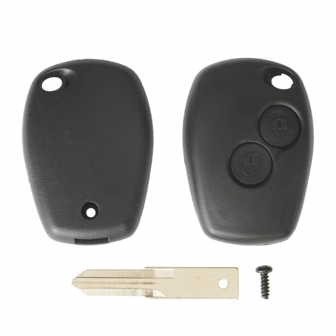 CARCASA CHEIE CONTACT PENTRU DACIA LOGAN / SANDERO 2 BUTOANE, CU CHEIE [1]