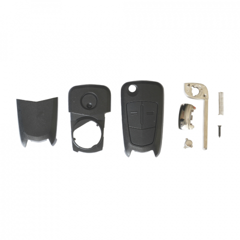 CARCASA CHEIE CONTACT PENTRU OPEL ASTRA / CORSA / TIGRA / VECTRA, 2 BUTOANE, CU CHEIE [1]