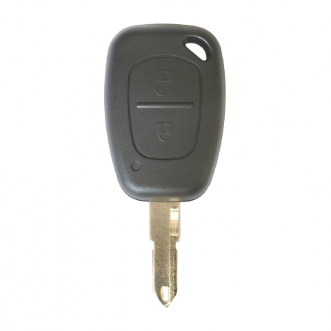 ACCESORII INTERIOR - CARCASA CHEIE CONTACT PENTRU RENAULT CLIO / KANGOO / MASTER / MODUS / TRAFIC, 2 BUTOANE, CU CHEIE