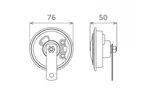 CLAXON ELECTROMAGNETIC 12V 3.5A TON INALT [1]