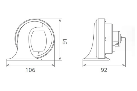 CLAXON ELECTROMAGNETIC 12V 6A TON JOS [2]