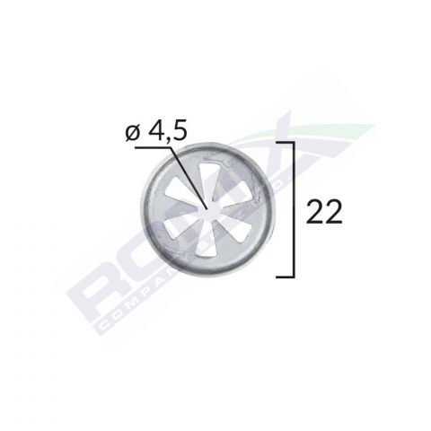 ECHIPAMENTE SERVICE - CLEMA FIXARE ELEMENTE EXTERIOR PENTRU VW, SKODA, AUDI, FORD, SEAT 4.5X22MM SET 10BUC