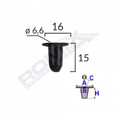 CLEMA FIXARE PRAG PENTRU VW SET 10 BUC [1]
