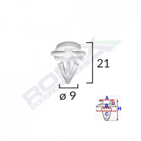 CLIPS DE PRAG EXTERIOR PENTRU PASSAT B6 SET 10 BUC [1]
