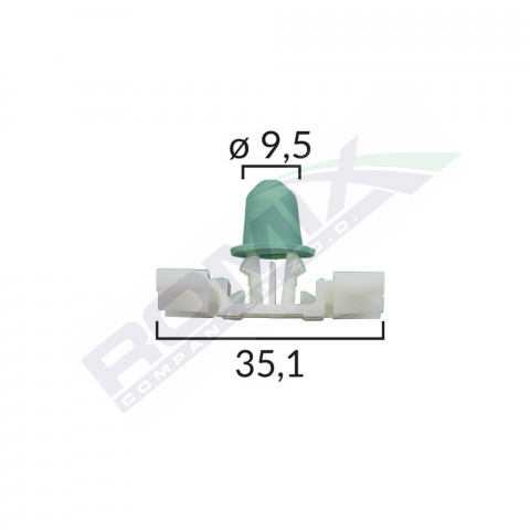 ECHIPAMENTE SERVICE - CLIPS FIXARE ELEMENTE EXTERIOARE PENTRU BMW - ALB SET 10 BUC