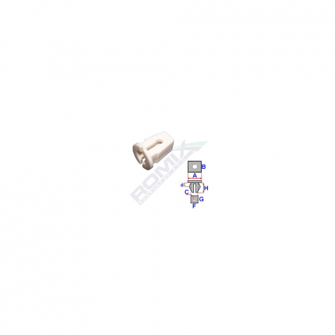 ECHIPAMENTE SERVICE - CLIPS FIXARE PENTRU GRUP VAG - ALB SET 10 BUC