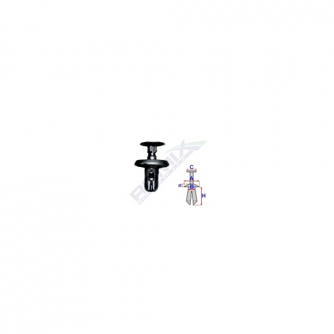 CONSUMABILE SERVICE - CLIPS FIXARE PENTRU MITSUBISHI/SUBARU 6X10MM - NEGRU SET 10 BUC
