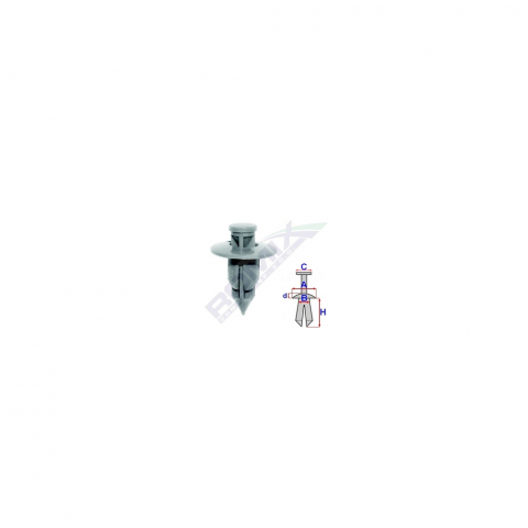 ECHIPAMENTE SERVICE - CLIPS FIXARE PENTRU SUZUKI/MITSUBISHI 6.9X14.5MM - GRI SET 10 BUC