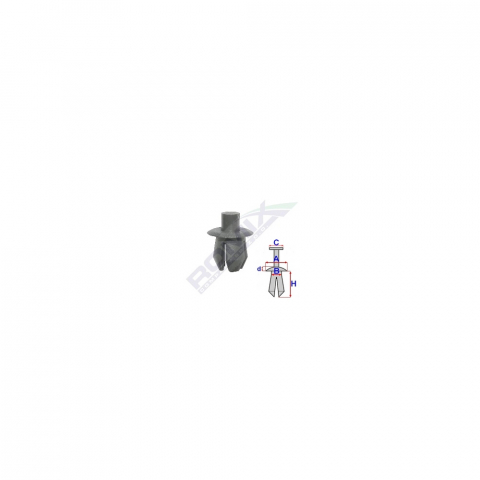 ECHIPAMENTE SERVICE - CLIPS FIXARE PENTRU VW AUDISEAT - NEGRU SET 10 BUC