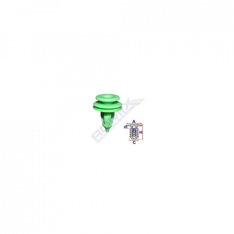 CLIPS TAPITERIE PENTRU CHRYSLER - VERDE SET 10 BUC [1]