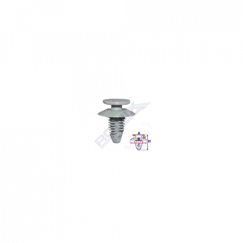 ECHIPAMENTE SERVICE - CLIPS TAPITERIE PENTRU FIAT/ALFA ROMEO SET 10 BUC