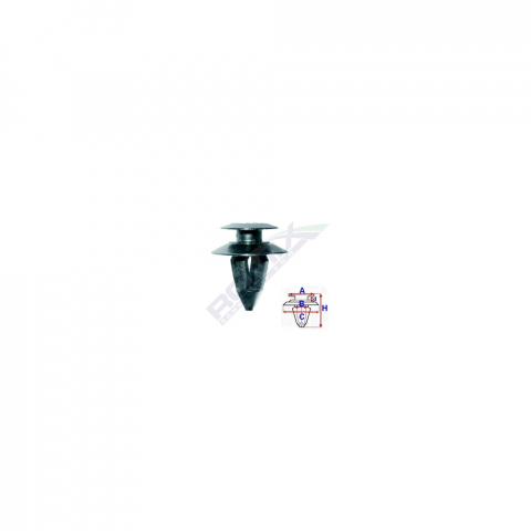 CONSUMABILE SERVICE - CLIPS TAPITERIE PENTRU GRUP VAG 8X21MM - NEGRU SET 10 BUC