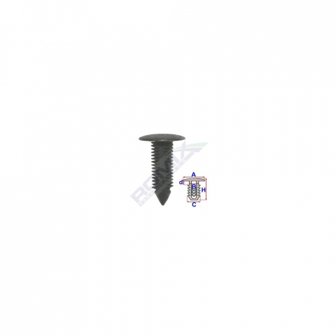 CONSUMABILE SERVICE - CLIPS TAPITERIE PENTRU MERCEDES - NEGRU SET 10 BUC