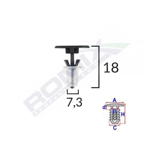 CLIPS TAPITERIE PENTRU SHARAN/ALHAMBRA SET 10 BUC [1]