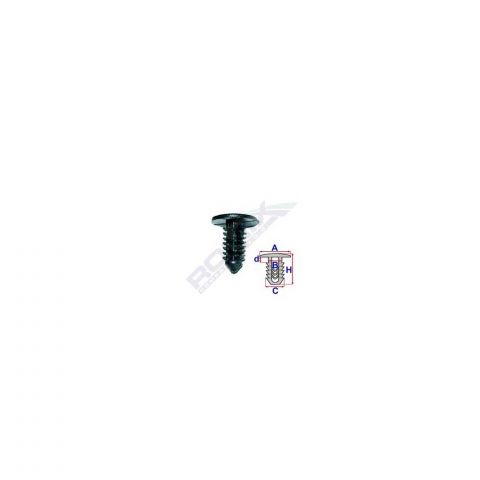 ECHIPAMENTE SERVICE - CLIPS TAPITERIE PENTRU SUZUKI 5.6X12.9MM - NEGRU SET 10 BUC