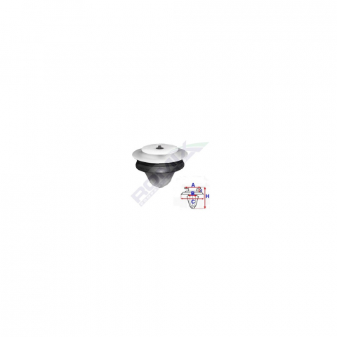 CLIPS TAPITERIE PENTRU VW TRANSPORTER SET 10 BUC [1]