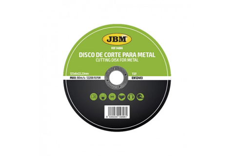 MOBILIER SERVICE - DISC DE TAIERE DEBITARE IN METAL 125 X 6 MM T27 JBM