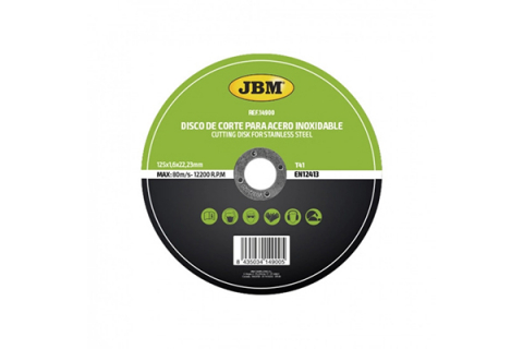 MOBILIER SERVICE - DISC DE TAIERE DEBITARE IN OTEL INOXIDABIL 125 X 1.6MM T41 JBM