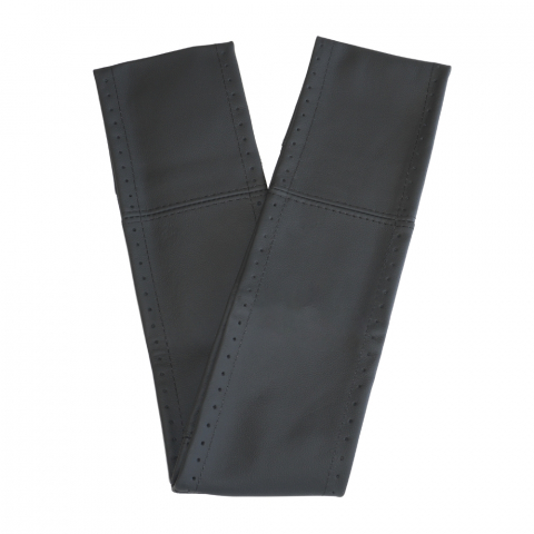 ACCESORII AUTO - HUSA VOLAN CU SNUR PIELE NATURALA NEGRU 42-43 cm