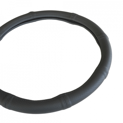 ACCESORII AUTO - HUSA VOLAN PIELE NATURALA NEGRU 42-44 CM
