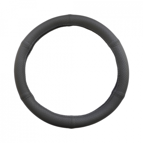 HUSA VOLAN PIELE NATURALA PERFORATA NEGRU 35-37 CM [3]