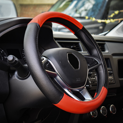ACCESORII AUTO - HUSA VOLAN ROSU SI NEGRU 37-39 CM