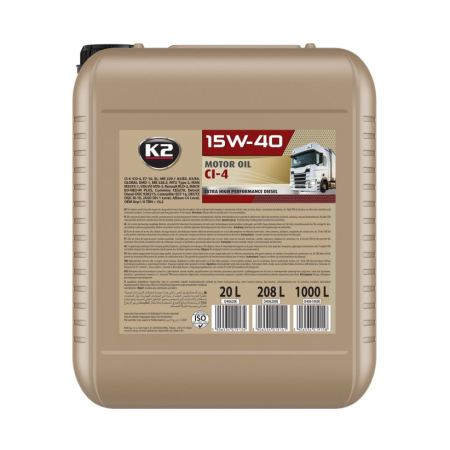 PRODUSE K2 - K2 15W40 20L CI-4 /CH-4