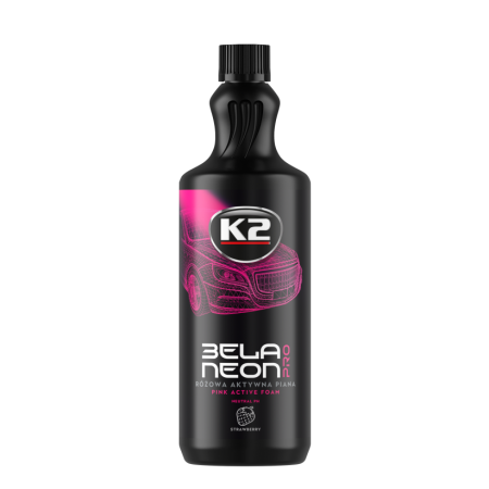 PRODUSE K2 - K2 BELA NEON PRO 1L PINK SPUMA ACTIVA CU AROMA DE CAPSUNI- BUC 