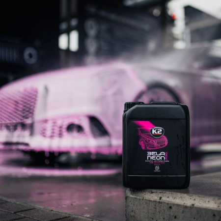 K2 BELA NEON PRO 5L PINK SPUMA ACTIVA ROZ CU AROMA DE CAPSUNI Buc. [1]