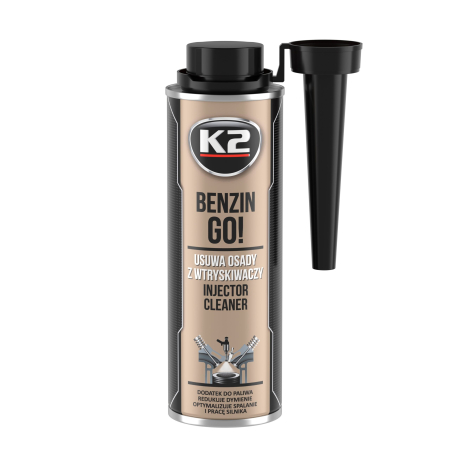 PRODUSE K2 - K2 BENZIN GO! 250ML Aditiv pentru combustibil, elimina murdaria
