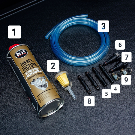 K2 DIESEL DICTUM 500ML SET Kit de curatare a injectoarelor [3]