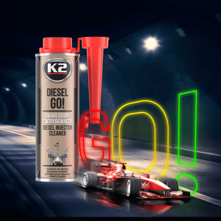 K2 DIESEL GO! 250ML Reduce fumul, optimizeaza arderea si functionarea motorului [1]