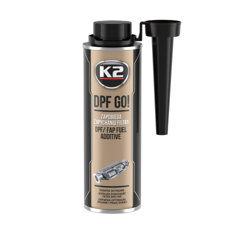 PRODUSE K2 - K2 DPF GO! 250ML DPF FAP FUEL ADITIVE