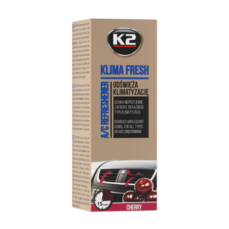K2 KLIMA FRESH 150ml Spray curatat si dezinfectat aer cond.CHERRY [1]