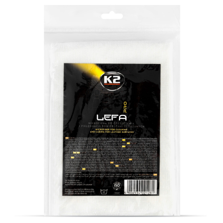 PRODUSE K2 - K2 LEFA PRO MICROFIBRA CURATAREA SUPRAFETELOR DIN PIELE 40X40 CM