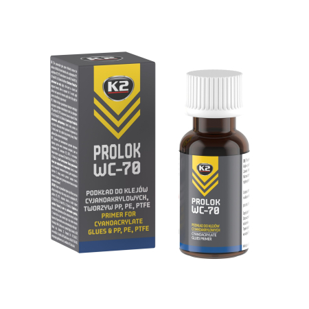 PRODUSE K2 - K2 PROLOK WC-70 20ml Grund pentru adezivi cianoacrilat, PP, PE, PTFE, elastomeri
