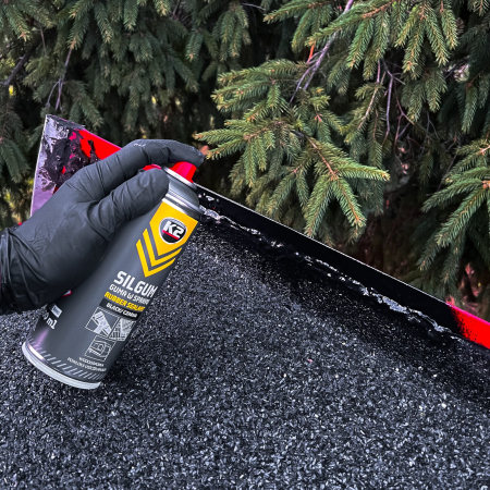 K2 SILGUM BLACK 400ML SPRAY CAUCIUC LICHID [6]