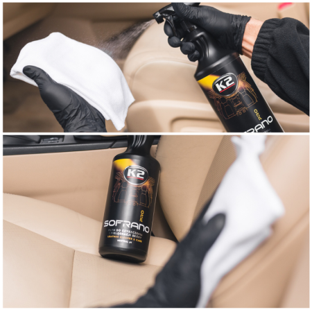K2 SOFRANO PRO LEATHER CLEANER 1L ATOMIZER NEUTRALE PH BUC [4]
