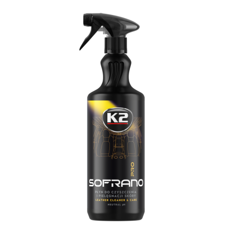 PRODUSE K2 - K2 SOFRANO PRO LEATHER CLEANER 1L ATOMIZER NEUTRALE PH BUC